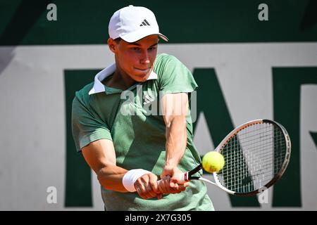 Paris, France. 20th May, 2024. Gabriel DEBRU of France during first qualifying day of Roland-Garros 2024, ATP and WTA Grand Slam tennis tournament on May 20, 2024 at Roland-Garros stadium in Paris, France - Photo Matthieu Mirville/DPPI Credit: DPPI Media/Alamy Live News Stock Photo
