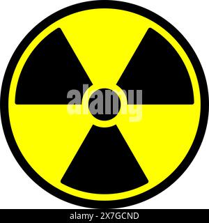 Radioactive icon symbol. Vector illustration Stock Vector