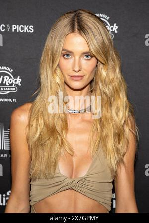 Kate Love attends the Sports Illustrated Swimsuit 60th anniversary 2024