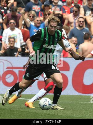 Foto Gianni Santandrea/LaPresse 19 maggio 2024 Reggio Emilia, Italia - sport, calcio - Sassuolo vs Cagliari - Campionato di calcio Serie A Tim  2023/2024 - Stadio Mapei. Nella foto: Thorstvedt   Photo Gianni Santandrea/LaPresse May 19, 2024 Reggio Emilia, Italy - sports, soccer - Sassuolo vs Caglairi - Serie A Tim 2023/2024 football championship - Mapei Stadium. In the picture: Thorstvedt Stock Photo