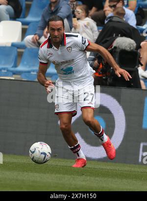 Foto Gianni Santandrea/LaPresse 19 maggio 2024 Reggio Emilia, Italia - sport, calcio - Sassuolo vs Cagliari - Campionato di calcio Serie A Tim  2023/2024 - Stadio Mapei. Nella foto: Augello   Photo Gianni Santandrea/LaPresse May 19, 2024 Reggio Emilia, Italy - sports, soccer - Sassuolo vs Caglairi - Serie A Tim 2023/2024 football championship - Mapei Stadium. In the picture: Augello Stock Photo