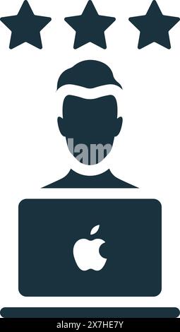 User Experience icon. Monochrome simple User Behavior icon for templates, web design and infographics Stock Vector