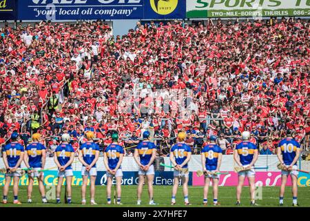 May 19th, 2024, Thurles, Ireland - Munster Senior Hurling Championship: Tipperary 1-21 - Cork 4-30. Stock Photo