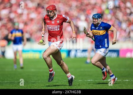 May 19th, 2024, Thurles, Ireland - Munster Senior Hurling Championship: Tipperary 1-21 - Cork 4-30. Stock Photo