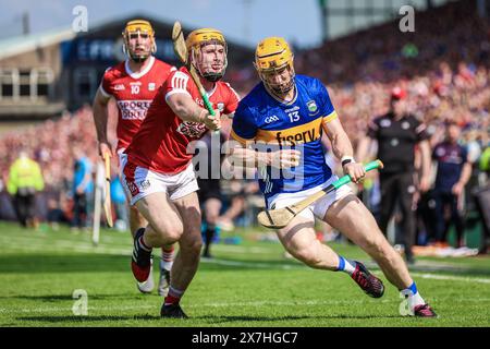 May 19th, 2024, Thurles, Ireland - Munster Senior Hurling Championship: Tipperary 1-21 - Cork 4-30. Stock Photo