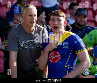 St Helens, UK. 19th May, 2024. Matty Nicholson of Warrington Wolves after the Betfred Challenge Cup Semi-Final match Huddersfield Giants vs Warrington Wolves at Totally Wicked Stadium, St Helens, United Kingdom, 19th May 2024 (Photo by Steve Flynn/News Images) in St Helens, United Kingdom on 5/19/2024. (Photo by Steve Flynn/News Images/Sipa USA) Credit: Sipa USA/Alamy Live News Stock Photo