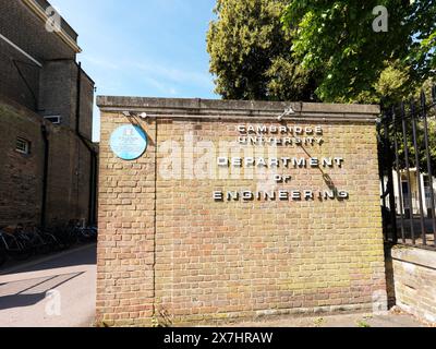 Department of Engineering, University of Cambridge, England. Stock Photo