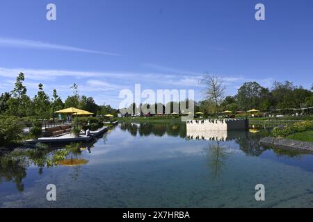 Gartenschau Parksee auf dem Gelände der Bayerischen Landesgartenschau
