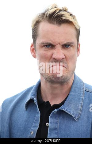 CANNES, FRANCE - MAY 20: Pierre Lottin at the 'En Fanfare' (The Marching Band) photocall at the 77th annual Cannes Film Festival at Palais des Festivals on May 20, 2024 in Cannes, France. CAP/GOL ©GOL/Capital Pictures Stock Photo