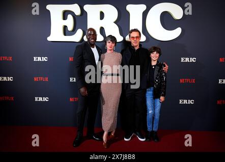 Ivan Howe Eric Gaby Hoffmann and McKinley Belcher III attending the UK premiere of the ...