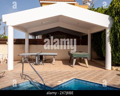 May 2024 - Holiday villa near Pafos, Cyprus. Stock Photo