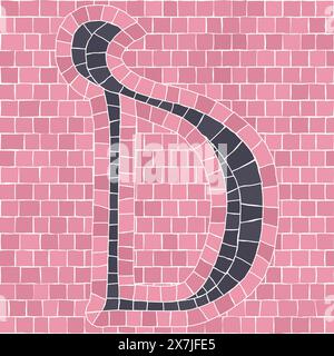 Alphabet letter mosaic, editable vector illustration Stock Vector Image ...