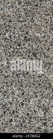 Grey, spotted granite, texture, backdrop. A variegated, spotted background of gray granite wall interspersed with black. The yellowed stone surface of Stock Photo