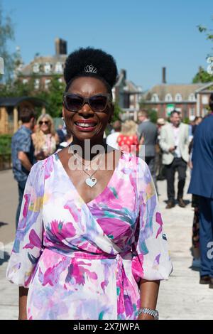 Baroness Floella Benjamin in the press room after being presented with ...