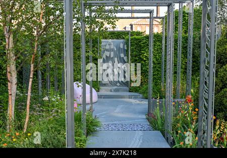 London, UK. 20th May, 2024. The Boodles National Gallery Garden at the RHS Chelsea Flower Show, Royal Hospital Chelsea, London, UK. Credit: LFP/Alamy Live News Stock Photo