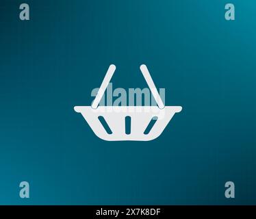 Vector shopping basket icon Stock Vector