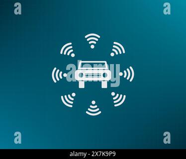 Vector, gradient background. Stock Vector