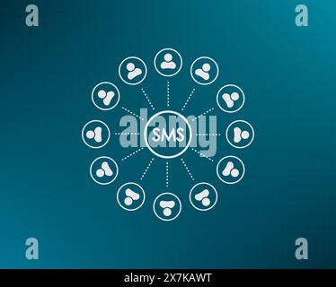 Vector, gradient background. Stock Vector