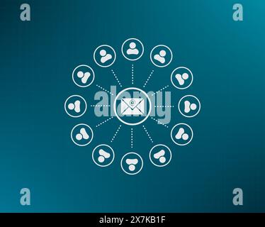 Vector, gradient background. Stock Vector