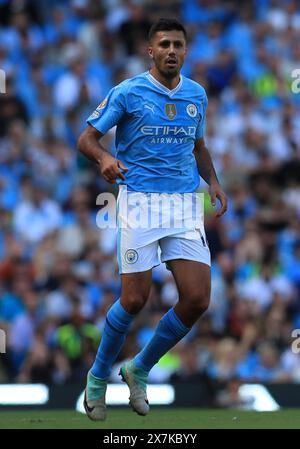 Etihad Stadium, Manchester, UK. 19th May, 2024. Premier League Football, Manchester City versus West Ham United; Rodri of Manchester City Credit: Action Plus Sports/Alamy Live News Stock Photo