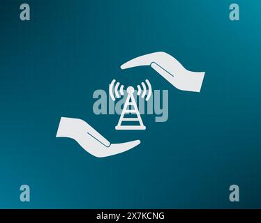 Vector, gradient background. Stock Vector