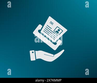 Newspaper, press, news vector icon. Stock Vector