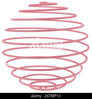 3D Render object Illustration, abstract geometric clipart Stock Photo