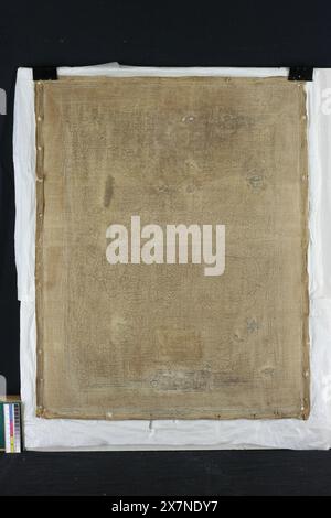 Fabric texture pattern. Very old fabric is spoiled by time. top view. close-up Stock Photo