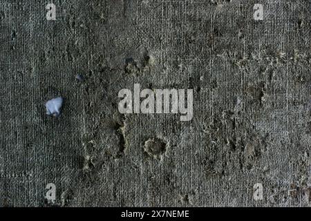 Fabric texture pattern. Very old fabric is spoiled by time. top view. close-up Stock Photo