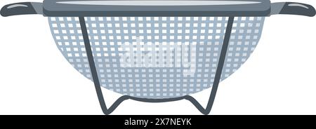 Vector illustration of a modern colander Stock Vector