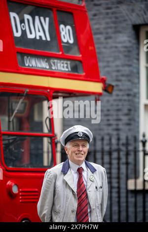 London, UK. 21st May, 2024. D Day commemorations in Downing Street London UK Credit: Ian Davidson/Alamy Live News Stock Photo