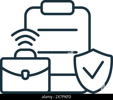 Remote Access icon. Monochrome simple Cybercrime icon for templates ...