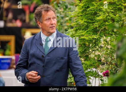 Monty Don, British horticulturist, broadcaster, and writer at the RHS Chelsea Flower Show Stock Photo