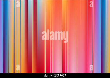 This is a vibrant abstract background featuring diagonal stripes with a gradient transition from blue to red tones Stock Photo