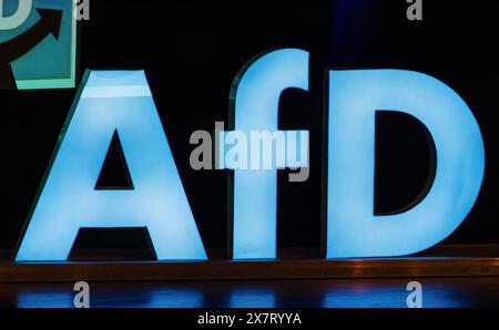Donaueschingen, Germany, 27th Apr 2024: The logo of the Alternative for Germany - AfD for short. (Photo by Andreas Haas/dieBildmanufaktur) Stock Photo