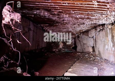 Ketrzyn, Gierloz, Poland - May 11th 2024 - Communications bunker at Wolf's Liar Stock Photo