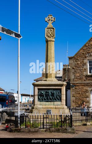 War Memorial, Newlyn, Cornwall, West Country, England Stock Photo