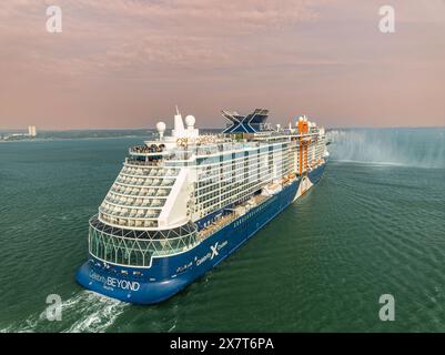 Celebrity Cruises’ newest ship, Celebrity Beyond, departs Southampton