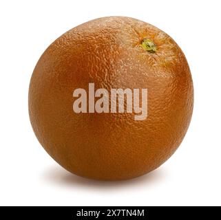 chocolate oranges path isolated on white Stock Photo