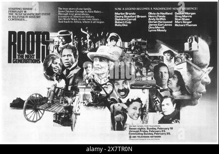 ROOTS: THE NEXT GENERATIONS - 1979 US TV mini-series with Marlon Brando ...