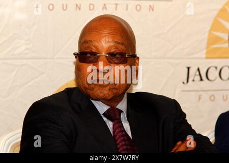 DURBAN - 15 January 2016 - South Africa's President Jacob Zuma attends a send-off dinner for a group of students being sent to the American University of Nigeria by the education foundation he founded to help needy students.  Picture: Giordano Stolley / african.pictures Stock Photo