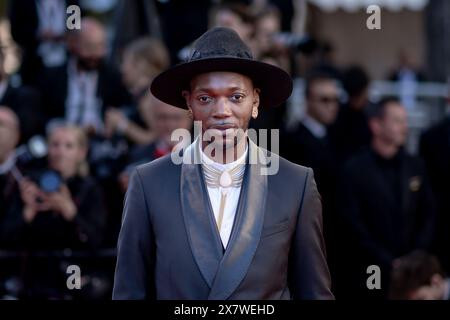 Cannes, France. 21th May, 2024. Baloji attends Marcello Mio Screening red carpet at the 77th annual Cannes Film Festival at Palais des Festivals on May 21, 2024 in Cannes, France Credit: BTWImages/Alamy Live News Stock Photo