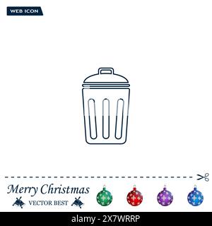 ballot box web icon. vector design Stock Vector