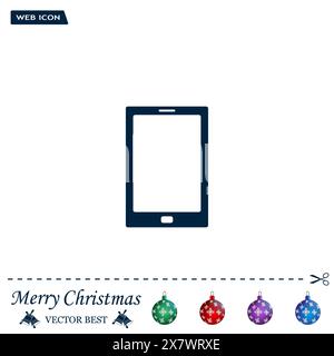 Vector illustration of smartphone icon Stock Vector