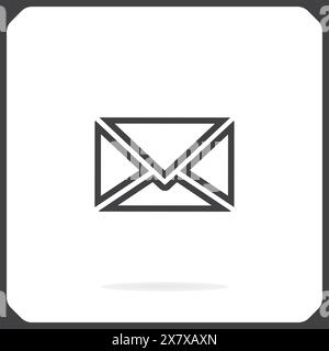 Vector illustration of an envelope, email sending messages. Email symbol Stock Vector