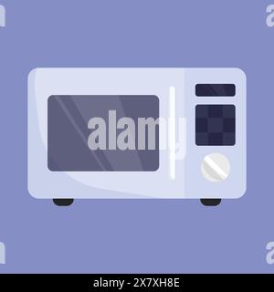 Microwave Oven Vector icon. microwave oven icon illustration. kitchen baking oven illustration vector Stock Vector