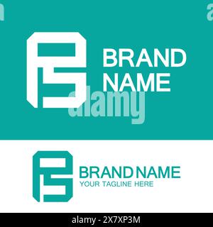 Alphabet letters monogram logo PS, SP, P and S, elegant and Professional letter icon design Stock Vector