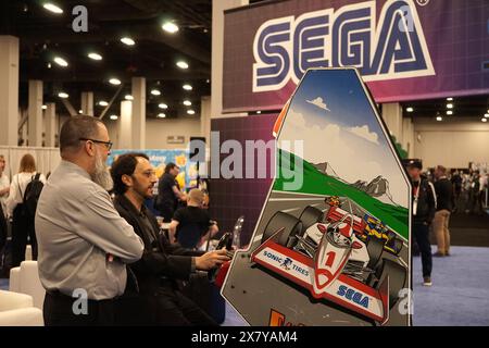 Las Vegas, USA. 21st May, 2024. People visit Licensing Expo 2024 in Las Vegas, the United States, on May 21, 2024. Licensing Expo 2024, the world's premier licensing trade show, kicked off in Las Vegas, U.S. state of Nevada, on Tuesday. Thousands of leading retailers, manufacturers and licensees from around the globe gathered at the expo held in Mandalay Bay Convention Center to identify future trends and secure deals with the world's most influential brands. Credit: Zeng Hui/Xinhua/Alamy Live News Stock Photo