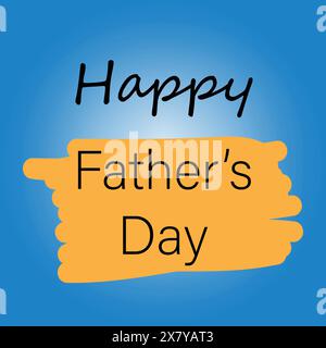 Happy Father's Day 2024 Vector Illustration Stock Vector