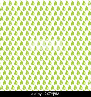 Leaf Pattern Background. seamless pattern nature vector Stock Vector